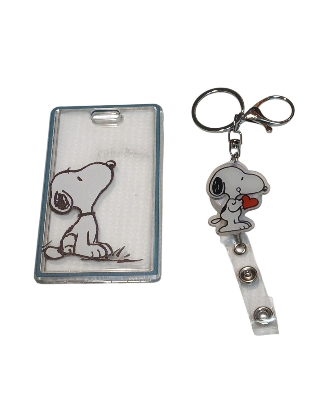 Peanuts -Snoopy's Little Dream, Retractable Lanyard & See Through Bage Holder